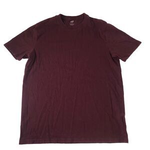 Gap Men’s Everyday Soft Maroon Burgundy Short Sleeve T-Shirt Medium